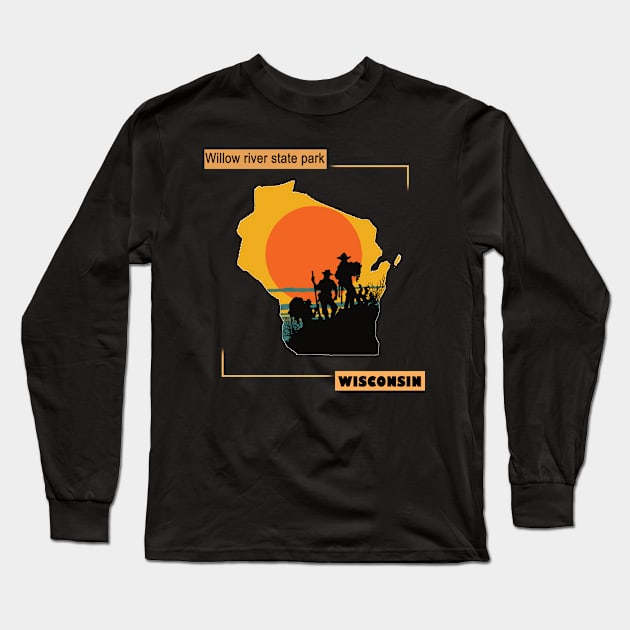 Willow river state park - Print on demand product Long Sleeve T-Shirt by TeeText